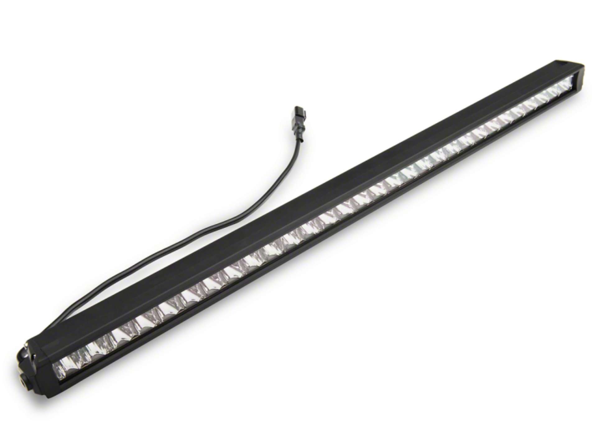 Picture of Raxiom 18-23 Jeep Wrangler JL Axial Series 30-In Single Row LED Light Bar w- Hood Mounting Brackets