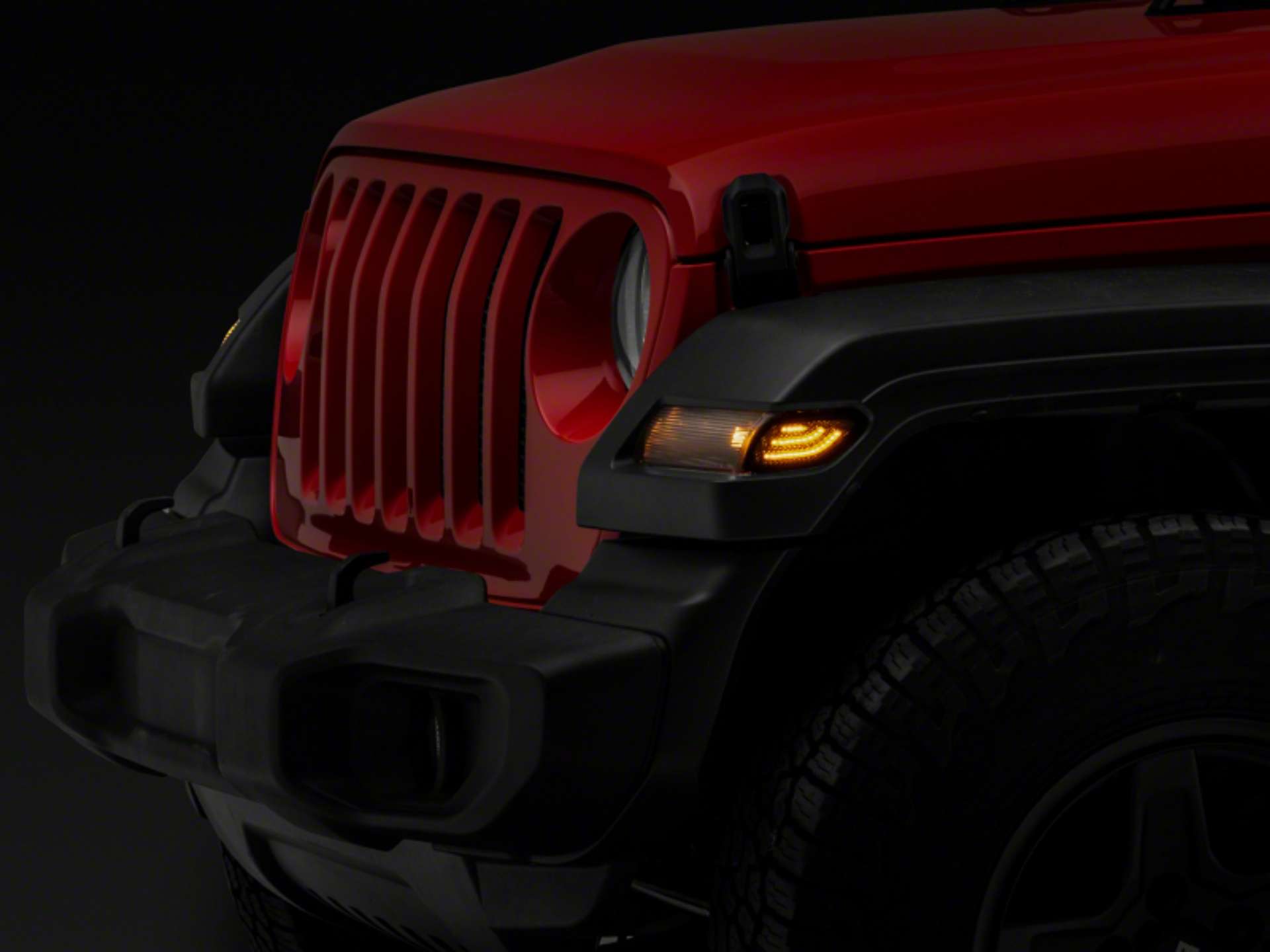 Picture of Raxiom 18-23 Jeep Wrangler JL Axial Series LED Side Marker Lights- Smoked