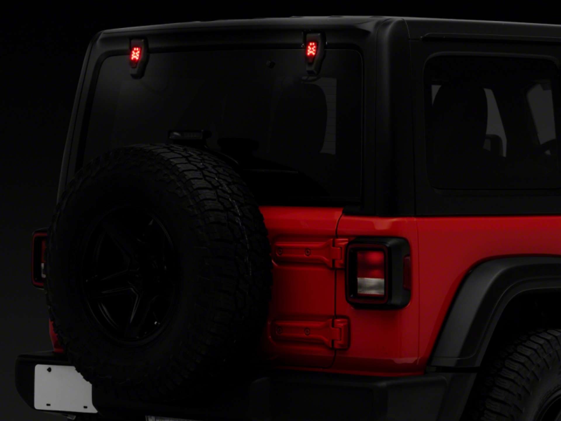 Picture of Raxiom 18-23 Jeep Wrangler JL Axial Series Rear Window Glass Hinge LED Lights