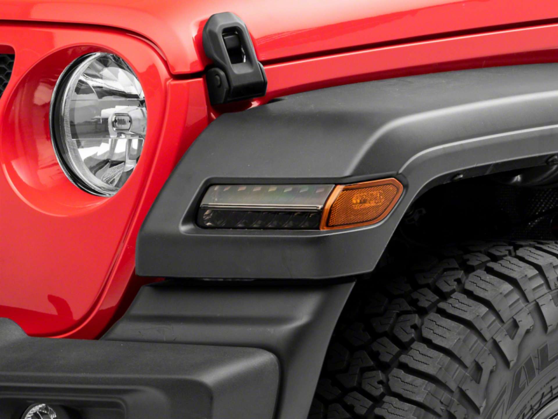 Picture of Raxiom 18-23 Jeep Wrangler JL Sport Axial Series SEQL LED Parking-Turn Signal Lights- Smoked