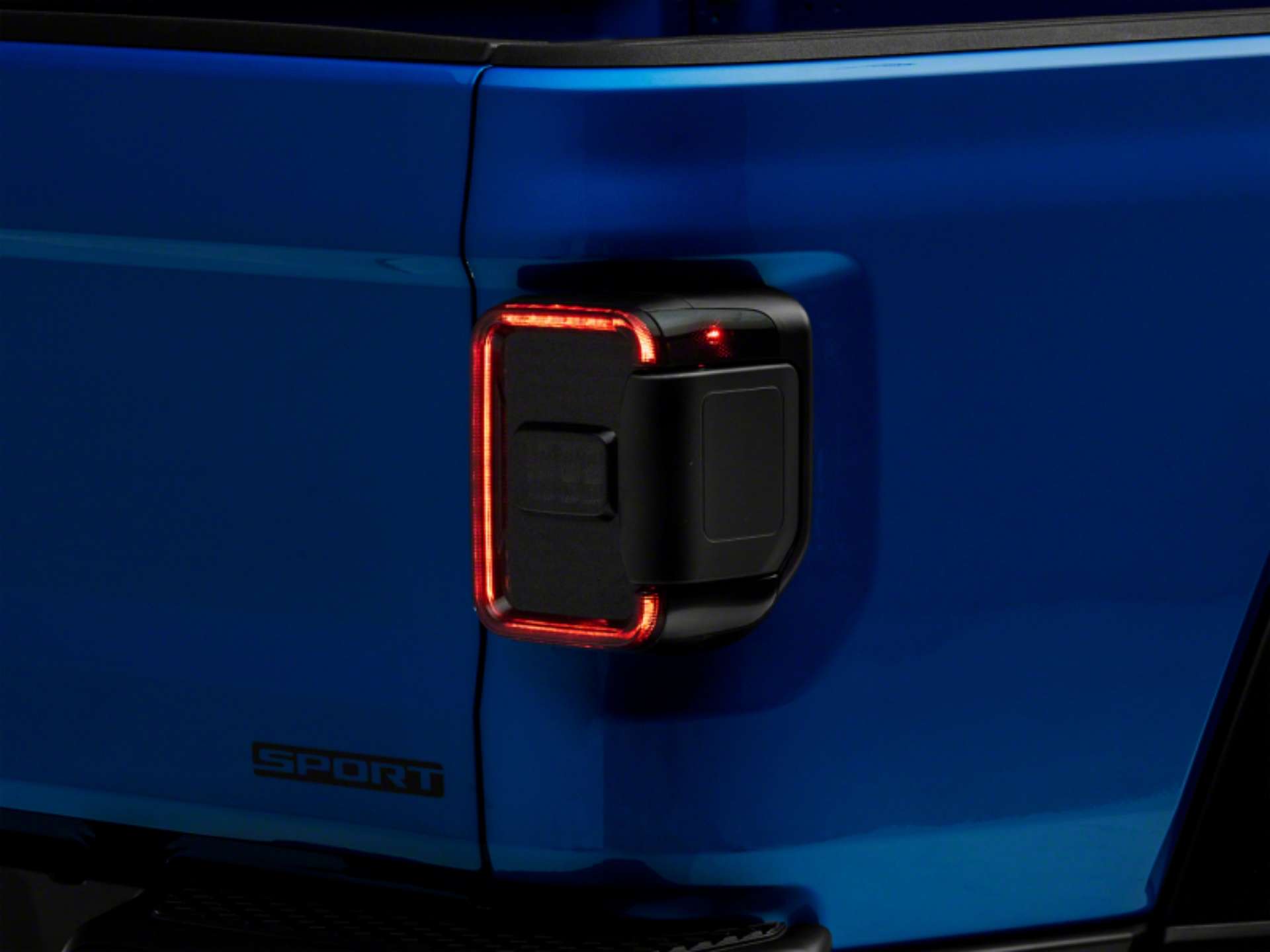 Picture of Raxiom 20-23 Jeep Gladiator JT Axial Series LED Tail Lights- Blk Housing Smoked Lens