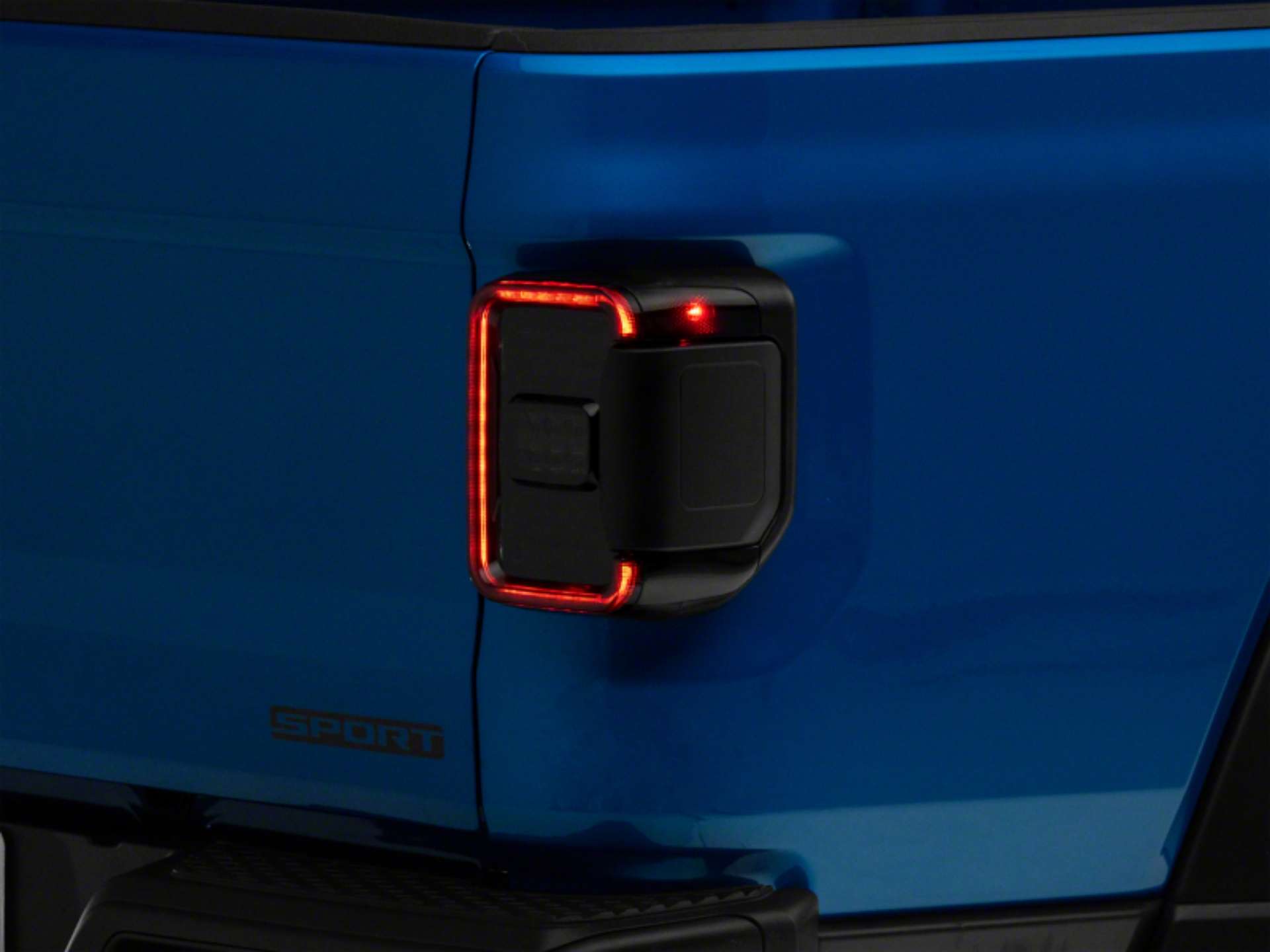 Picture of Raxiom 20-23 Jeep Gladiator JT w- Factory Halogen LED Tail Lights- Blk Housing Smoked Lens