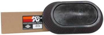 Picture of K&N Universal Carbon Fiber Filter 4in Flange - 10in x 7-875in B - 13-75in x 7-438in T - 4-813in H