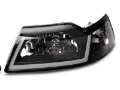 Picture of Raxiom 99-04 Ford Mustang Axial Series Headlights w- LED Bar- Blk Housing Clear Lens