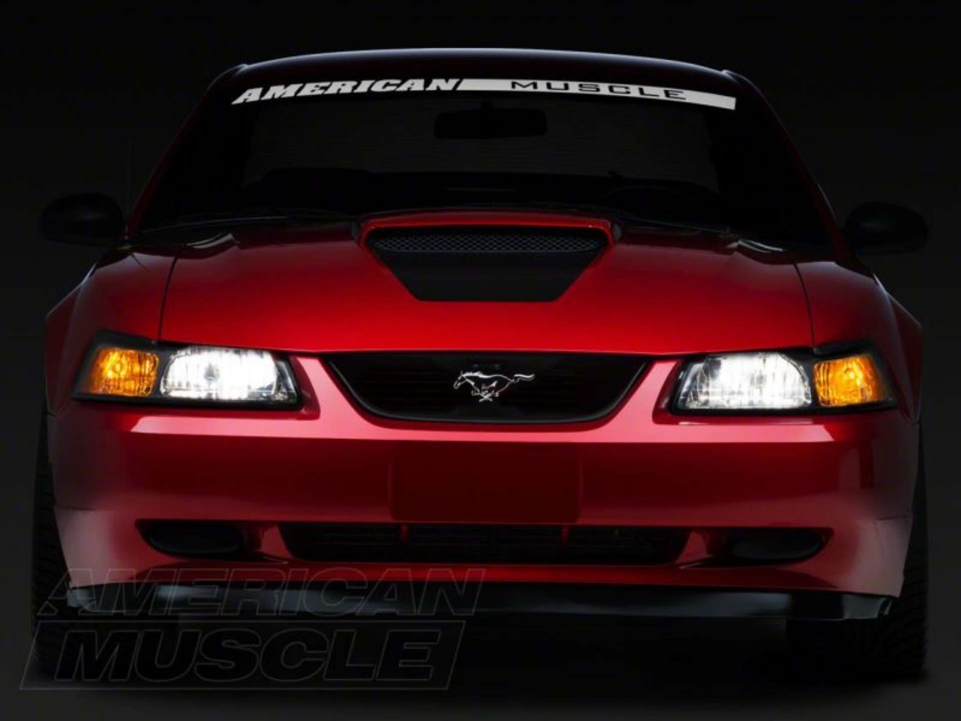 Picture of Raxiom 99-04 Ford Mustang Axial Series OE Style Headlights- Chrome Housing Clear Lens