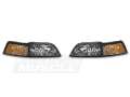 Picture of Raxiom 99-04 Ford Mustang Axial Series OE Style Headlights- Chrome Housing Clear Lens