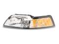 Picture of Raxiom 99-04 Ford Mustang Axial Series OEM Style Replacement Headlights- Chrome Housing Clear Lens