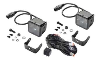 Picture of Hella Universal Black Magic 2-7in L-E-D- Cube Kit - Flood Beam