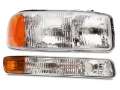 Picture of Raxiom 99-06 GMC Sierra 1500 Axial Series OEM Style Rep Headlights- Chrome Housing Clear Lens