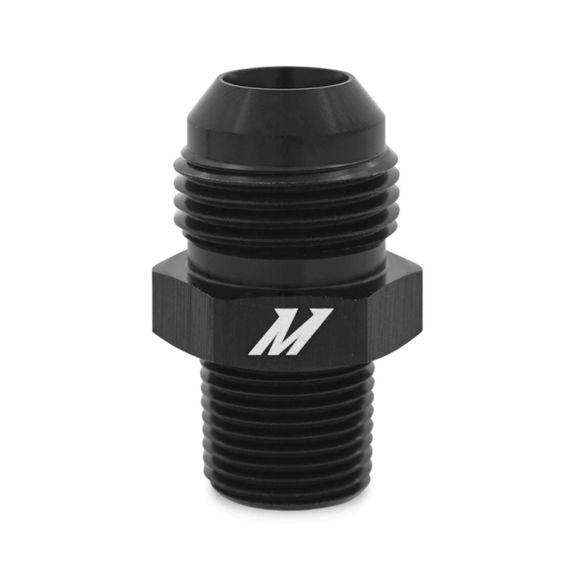 Picture of Mishimoto Aluminum -4AN to 1-8 NPT Fitting - Black