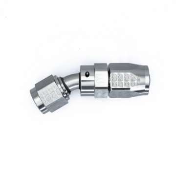 Picture of DeatschWerks 6AN Female Swivel 30-Degree Hose End CPE - Anodized Titanium