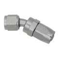 Picture of DeatschWerks 8AN Female Swivel 30-Degree Hose End CPE - Anodized Titanium