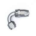 Picture of DeatschWerks 8AN Female Swivel 120-Degree Hose End CPE - Anodized Titanium