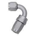 Picture of DeatschWerks 8AN Female Swivel 120-Degree Hose End CPE - Anodized Titanium