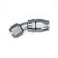 Picture of DeatschWerks 10AN Female Swivel 30-Degree Hose End CPE - Anodized Titanium