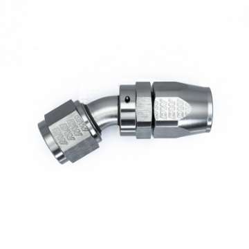 Picture of DeatschWerks 10AN Female Swivel 30-Degree Hose End CPE - Anodized Titanium