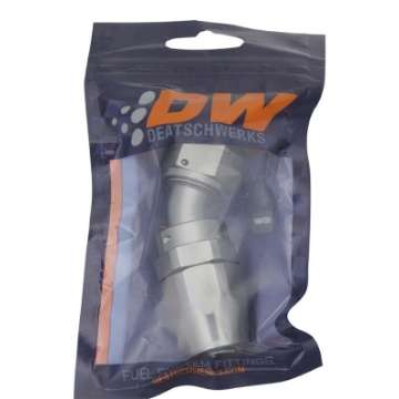 Picture of DeatschWerks 10AN Female Swivel 30-Degree Hose End CPE - Anodized Titanium