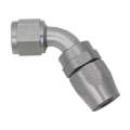 Picture of DeatschWerks 10AN Female Swivel 60-Degree Hose End CPE - Anodized Titanium