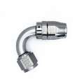 Picture of DeatschWerks 10AN Female Swivel 120-Degree Hose End CPE - Anodized Titanium