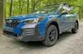 Picture of Rally Armor 22-25 Subaru Outback Wilderness Black Mud Flap Blue Logo