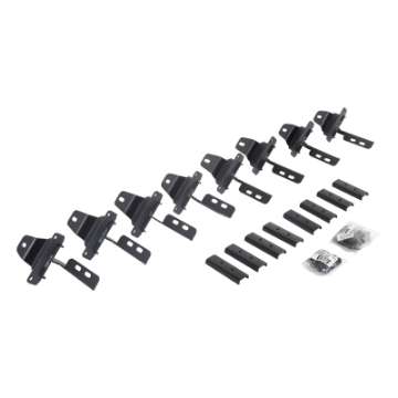 Picture of Go Rhino 20-22 Jeep Glatiador JT 4DR Mounting Brackets V-Series V3-RB10 Slim-RB20 Slim - Tex- Blk