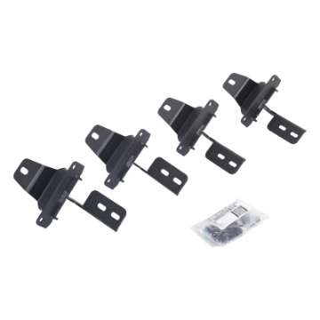 Picture of Go Rhino 18-22 Jeep Wrangler JL 2DR Mounting Brackets V-Series V3-RB10 Slim-RB20 Slim - Tex- Blk