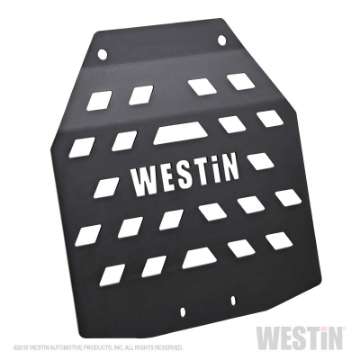 Picture of Westin-Snyper 18-21 Jeep Wrangler JL Transfer Case Skid Plate - Textured Black