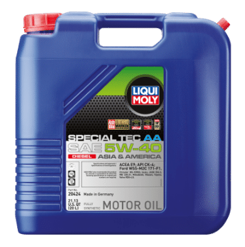 Picture of LIQUI MOLY 20L Special Tec AA Motor Oil SAE 5W40 Diesel