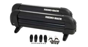 Picture of Rhino-Rack Universal Ski-Snowboard Carrier - Fits 3 Pairs of Skis or 2 Snowboards - Black