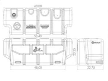 Picture of Titan Fuel Tanks Universal 100 Gallon In-Bed Trasnfer Tank