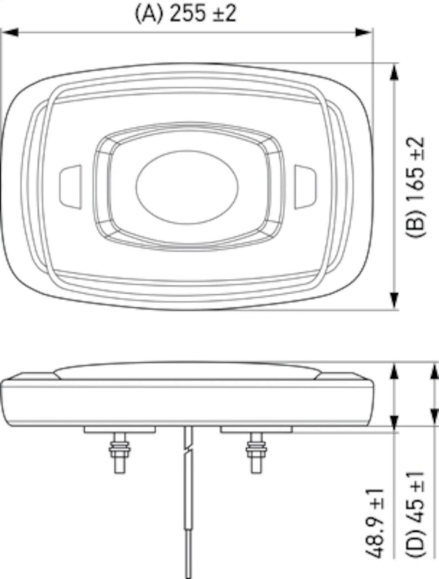 Picture of Hella L-Bar Mini 10In Led Mv Fxd Amber