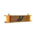 Picture of Mishimoto Universal -6AN 10 Row Oil Cooler - Gold