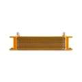 Picture of Mishimoto Universal -8AN 10 Row Oil Cooler - Gold