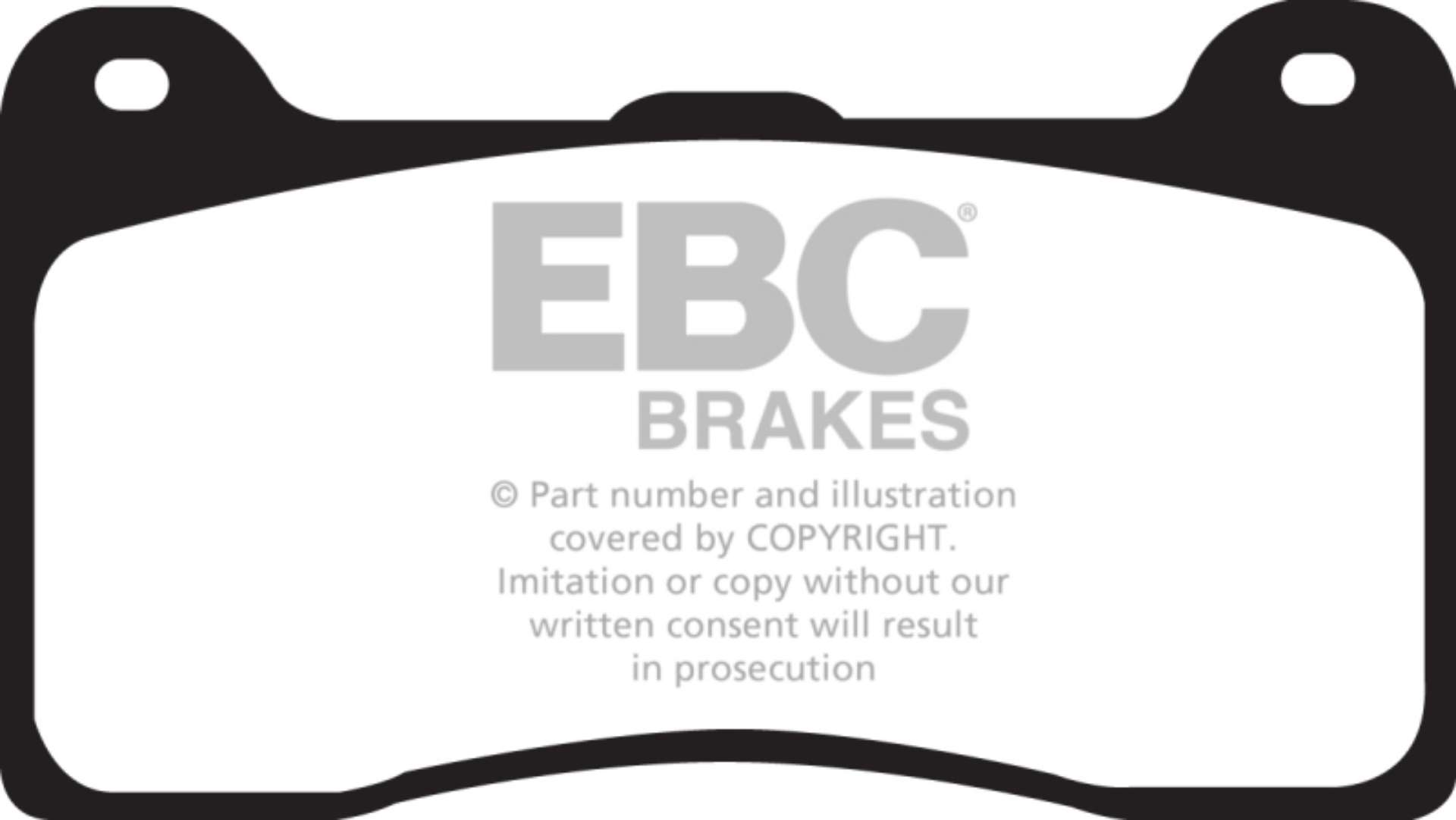 Picture of EBC Wilwood Dynapro Lug Mount Caliper Greenstuff Brake Pads