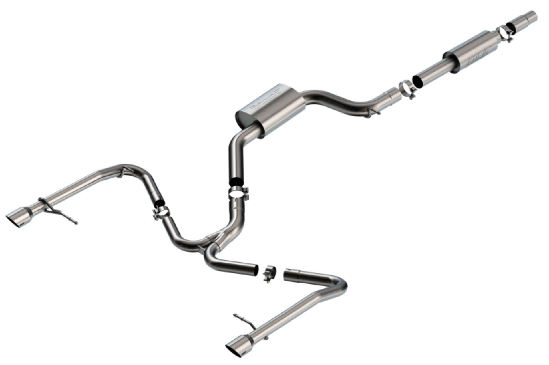 Picture of Borla 19-21 VW GLI 2-0L S-Type 3-5in x 5-5in Tip Cat-Back Exhaust