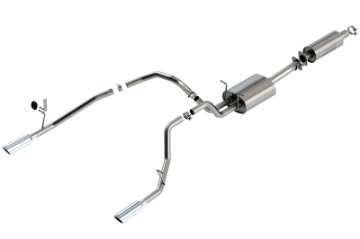 Picture of Borla 19-22 RAM 1500 3-6L V6 4DR 140-5-144-6-153-5 Wheel Base 2-25in S-Type Cat-Back Exhaust