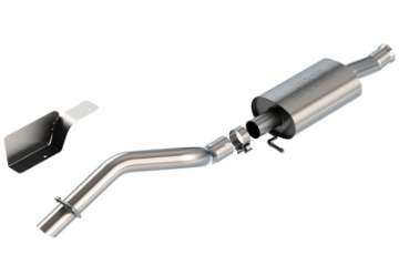 Picture of Borla 18-21 Jeep Wrangler JL 2-0L 2DR Climber 2-75in Turn Down Tip S-Type Cat-Back Exhaust