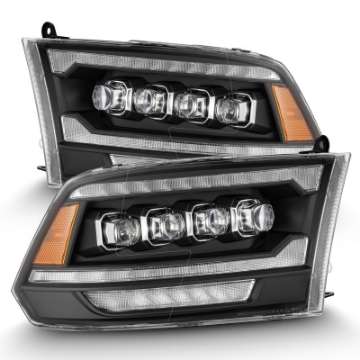 Picture of AlphaRex 09-18 Ram 2500 NOVA LED Proj Headlights Plank Style Chrome w-Activ Light-Seq Signal-DRL