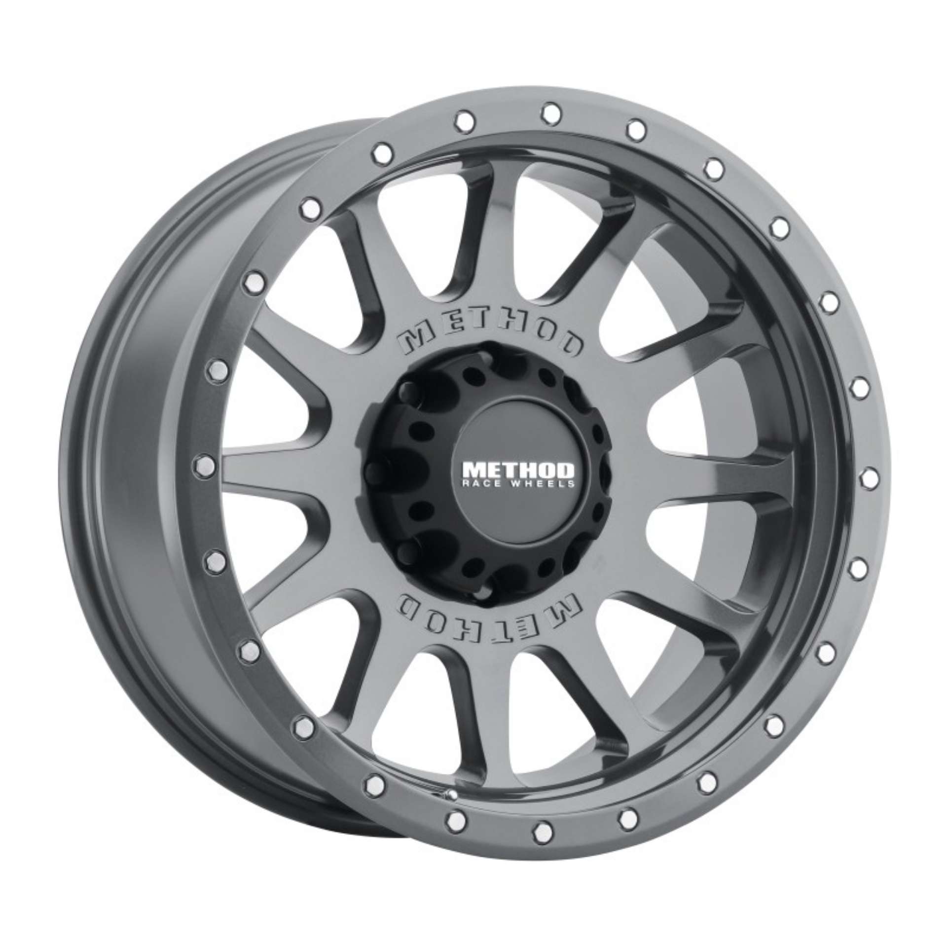 Picture of Method MR605 NV 20x10 -24mm Offset 8x180 124-1mm CB Gloss Titanium Wheel