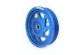 Picture of Perrin 2022 BRZ-86 - 19-22 Subaru WRX Lightweight Crank Pulley FA-FB Eng w-Small Hub - Blue