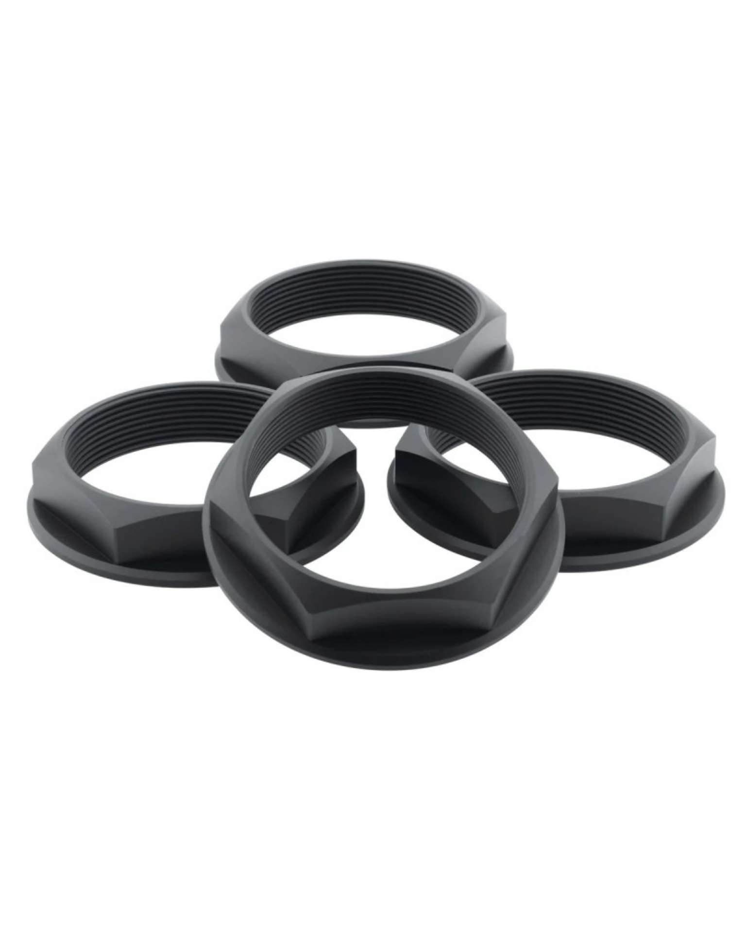 Picture of fifteen52 Super Touring Nut V2 - Anodized Black w- Satin Clear - Set of 4