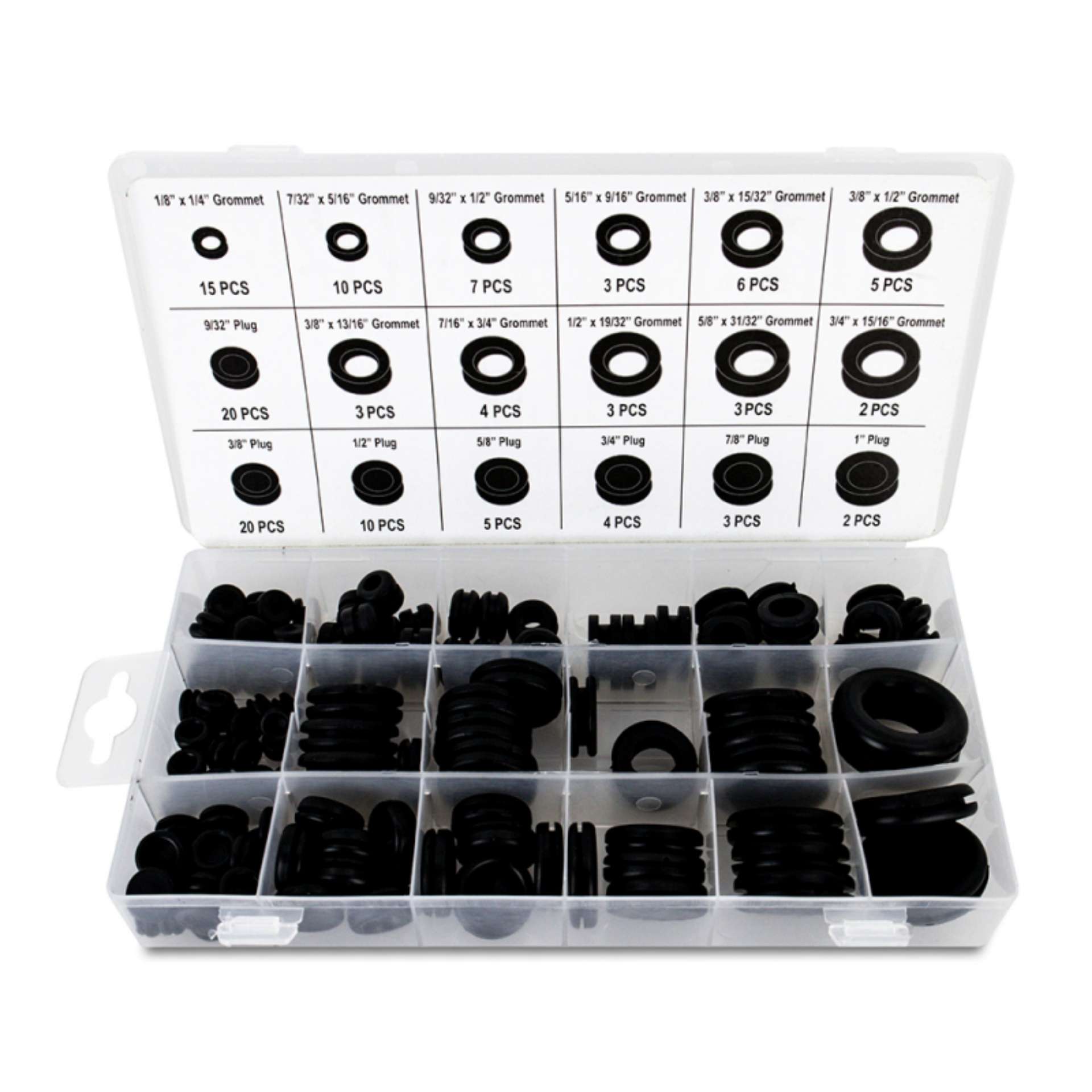 Picture of Mishimoto Rubber Grommet Assortment - 125Pc