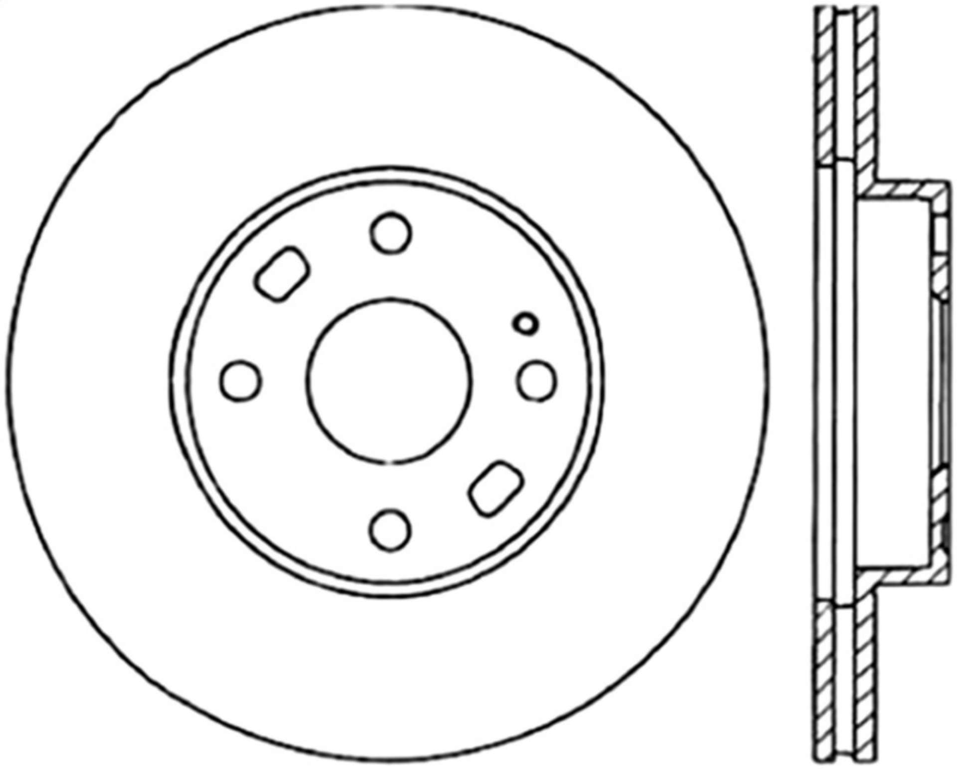 Picture of Centric 94-05 Mazda Miata MX-5 Normal Suspension Front CryoStop Rotor