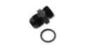 Picture of Vibrant -3AN Male Flare to -3 ORB Male Straight Adapter w-O-Ring - Anodized Black