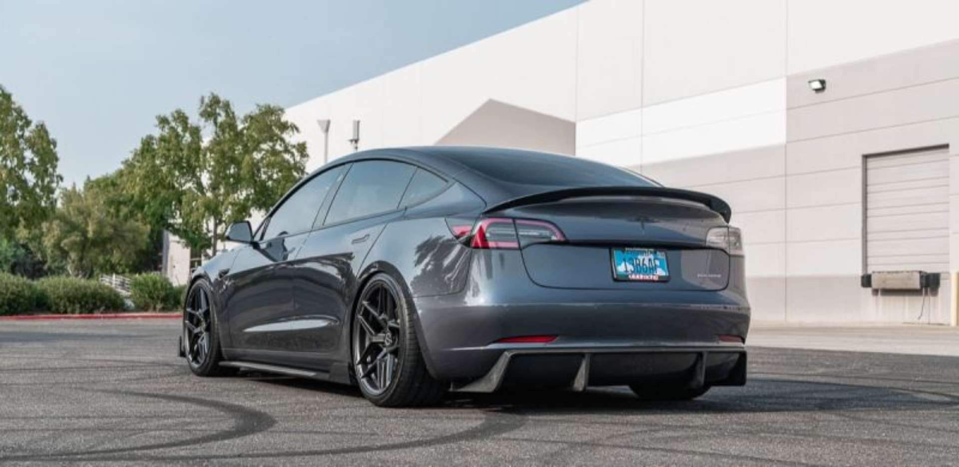 Picture of VR Aero 2018+ Tesla Model 3 Gloss Carbon Fiber Rear Diffuser