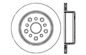 Picture of StopTech 93-98 Toyota Supra Turbo Drilled Right Rear Rotor