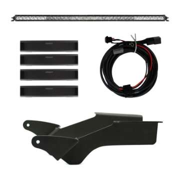 Picture of Rigid Industries 2021 Ford Bronco Roof Rack Light Kit Incl- SR spot-flood Combo Bar