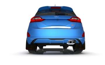 Picture of Rally Armor 18-23 Ford Fiesta ST MK8 Black UR Mud Flap w-Blue Logo