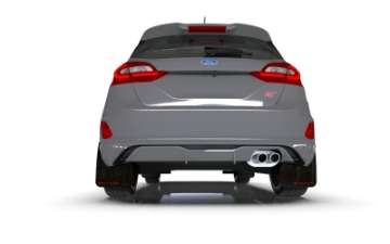 Picture of Rally Armor 18-23 Ford Fiesta ST MK8 Black UR Mud Flap w-Dark Grey Logo