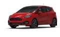 Picture of Rally Armor 18-23 Ford Fiesta ST MK8 Red UR Mud Flap w-Black Logo